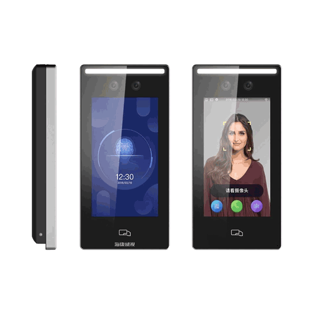 ?？低暼四樧R別刷卡門禁一體機